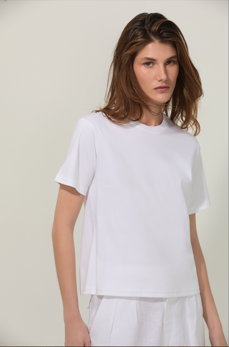 Rivi tee white