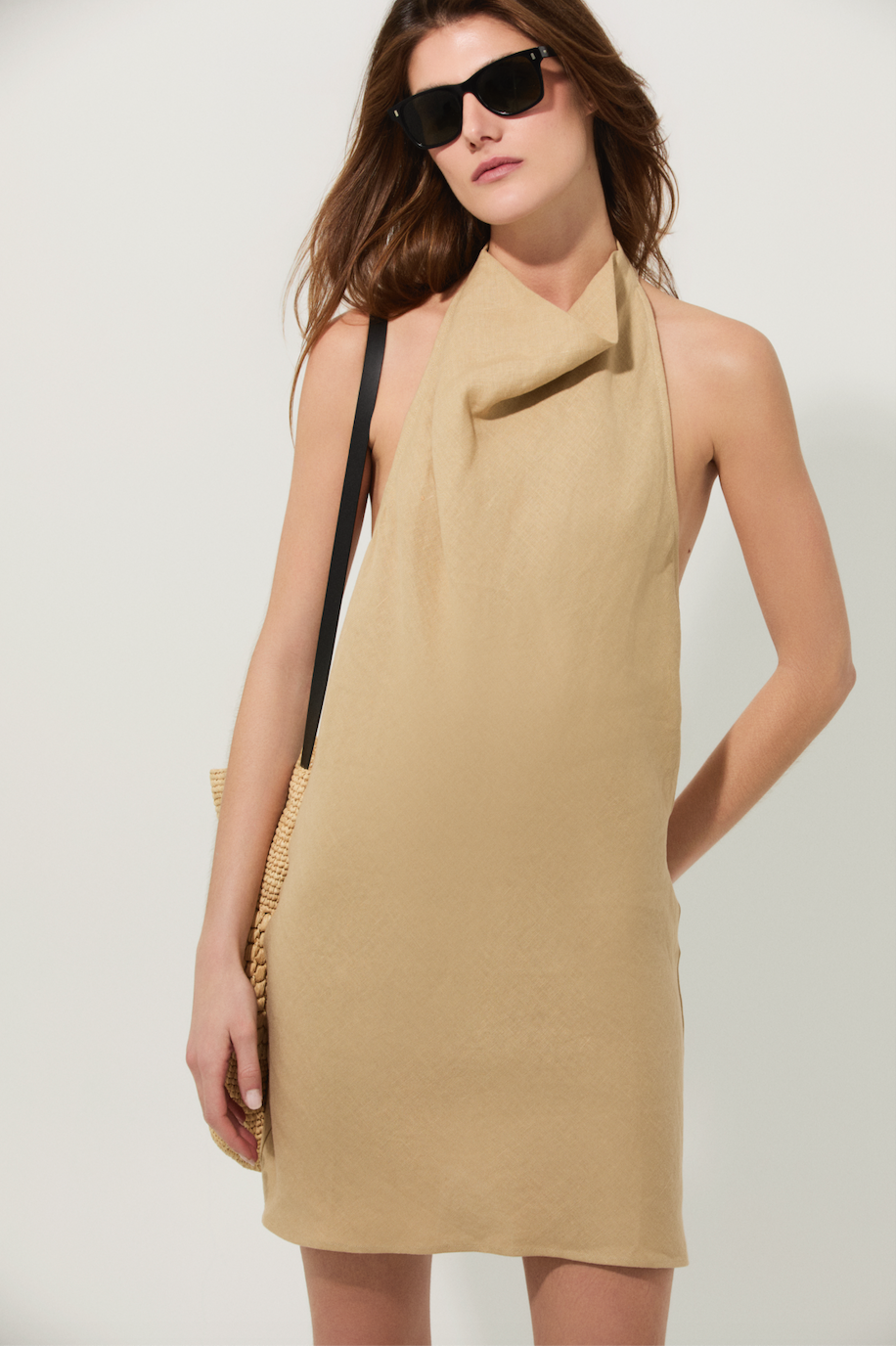 Lauren Mini Dress Camel