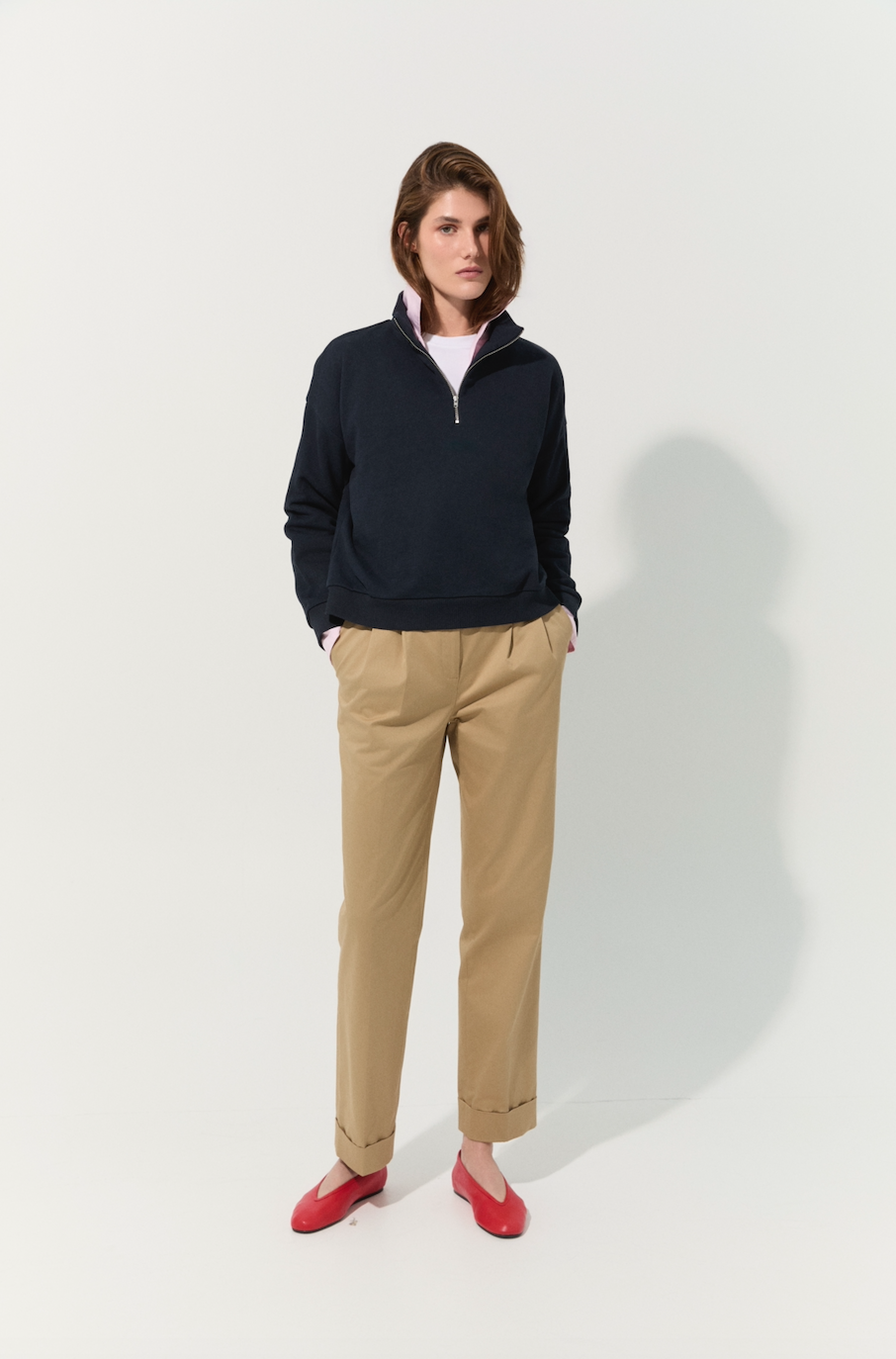 Half - Zip Sweatshirt Navy