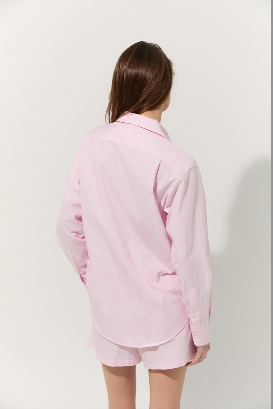 Short Pink Striped