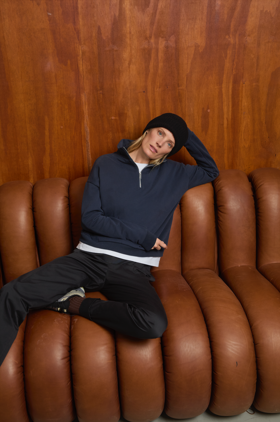 Half - Zip Sweatshirt Navy