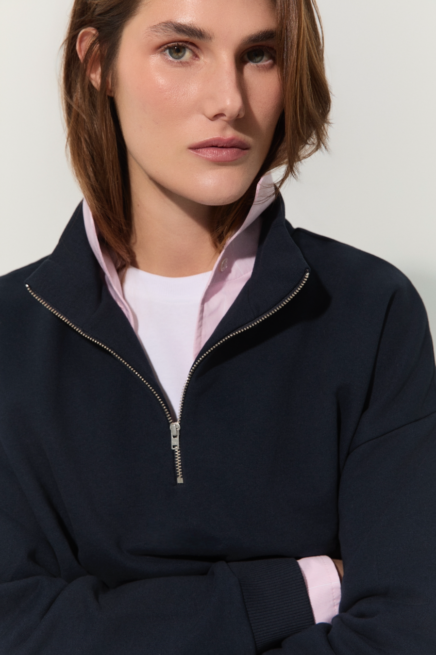 Half - Zip Sweatshirt Navy