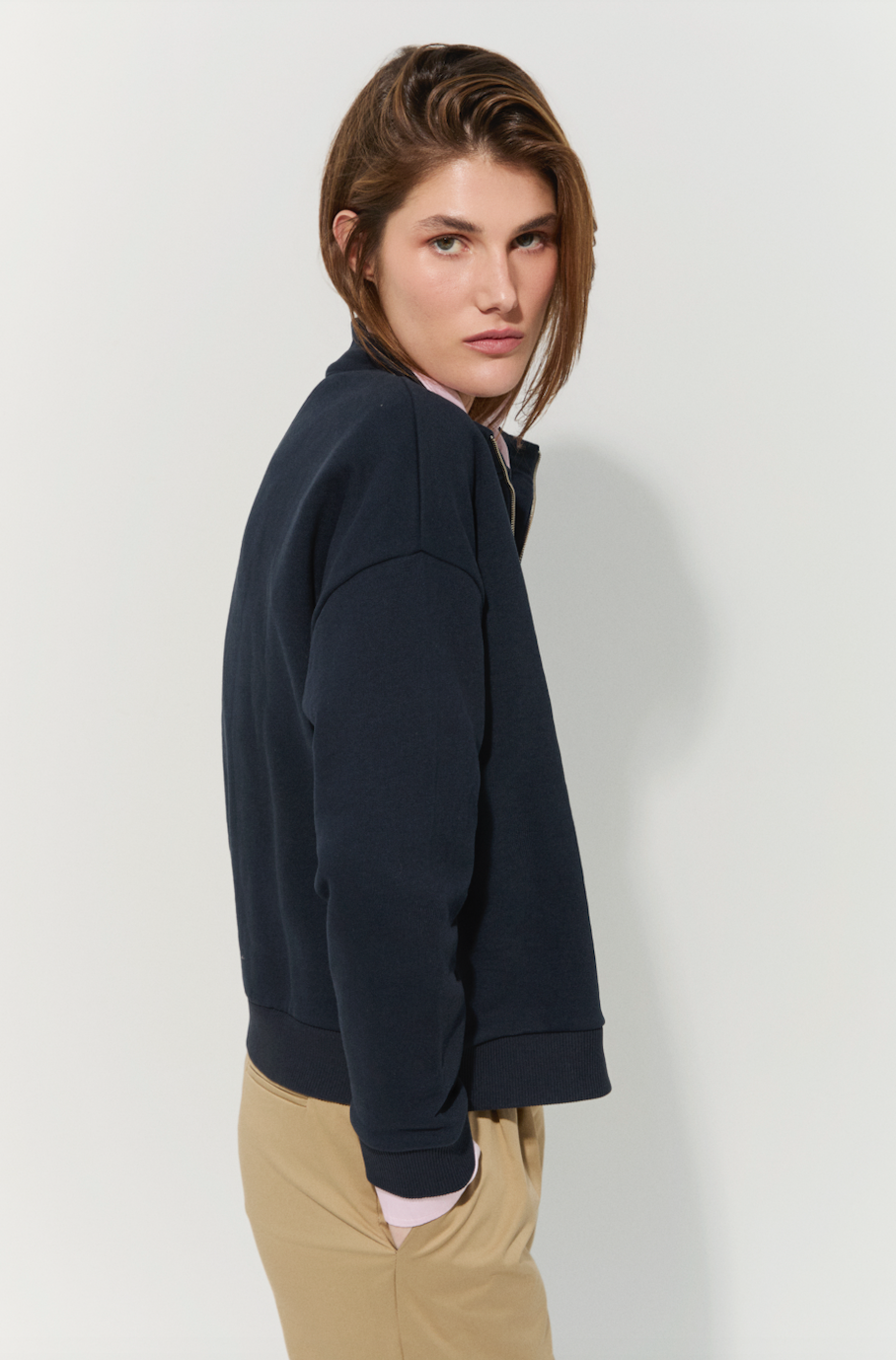 Half - Zip Sweatshirt Navy
