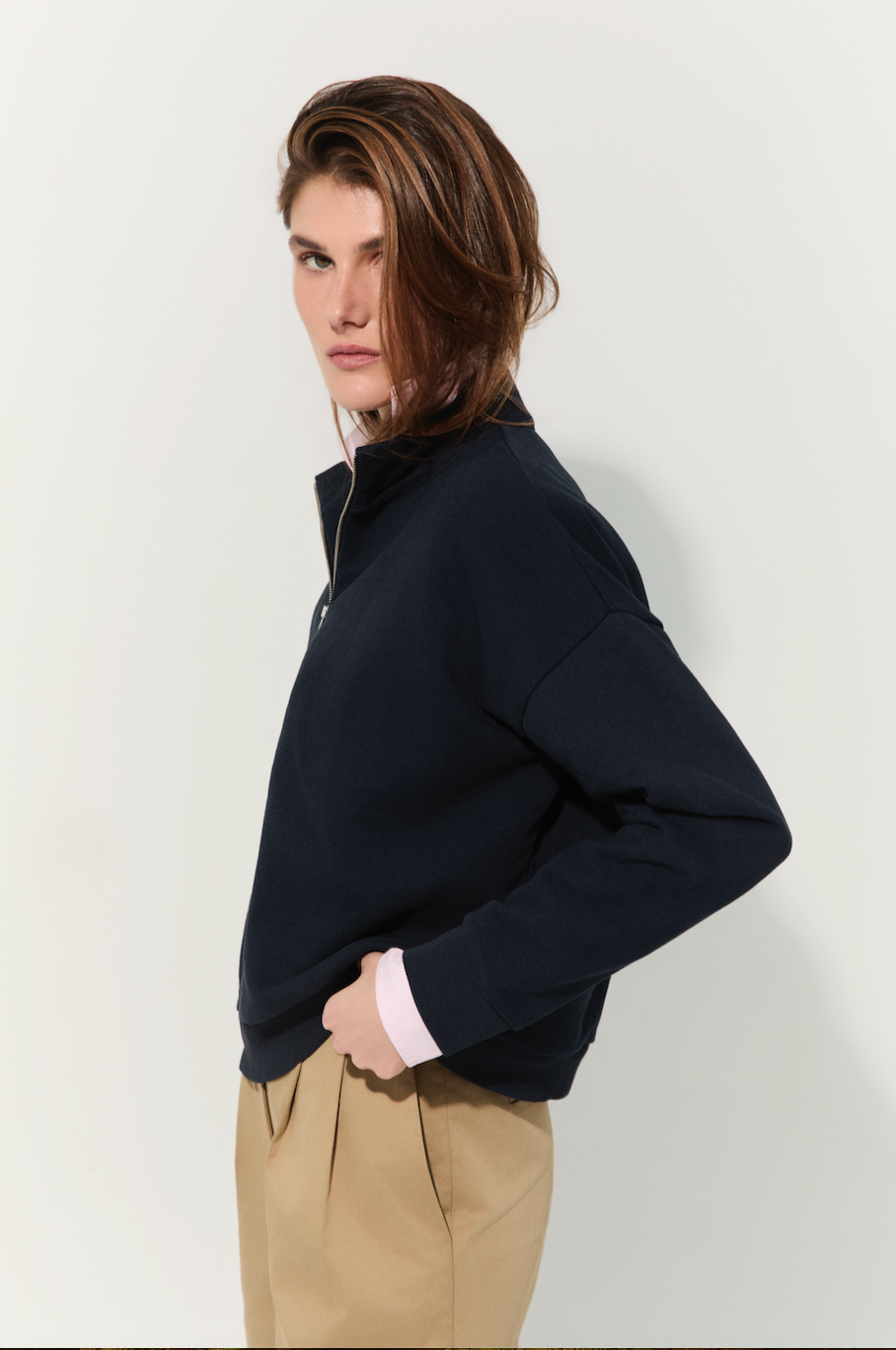 Half - Zip Sweatshirt Navy