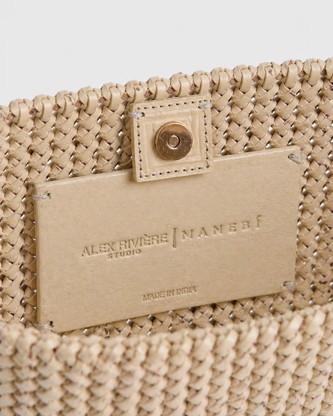 Bob Leather Clutch Pearl