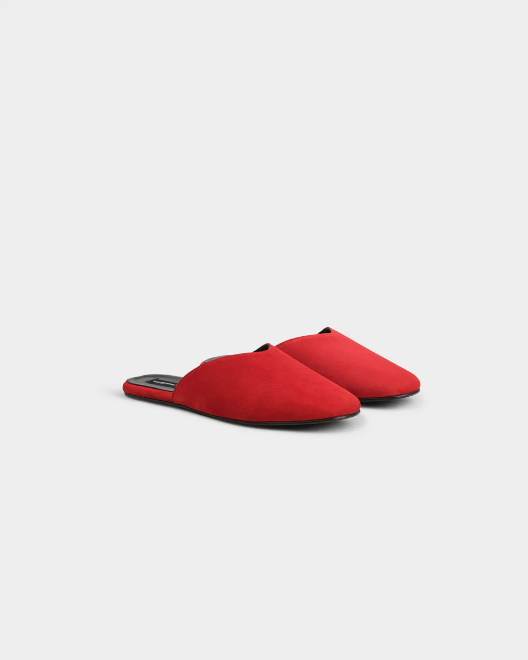 Tom Soft Suede Babouche Red