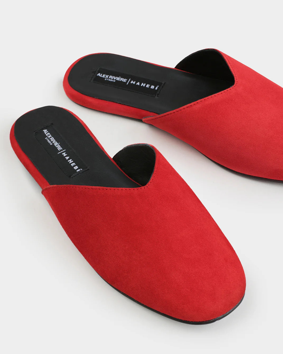 Tom Soft Suede Babouche Red