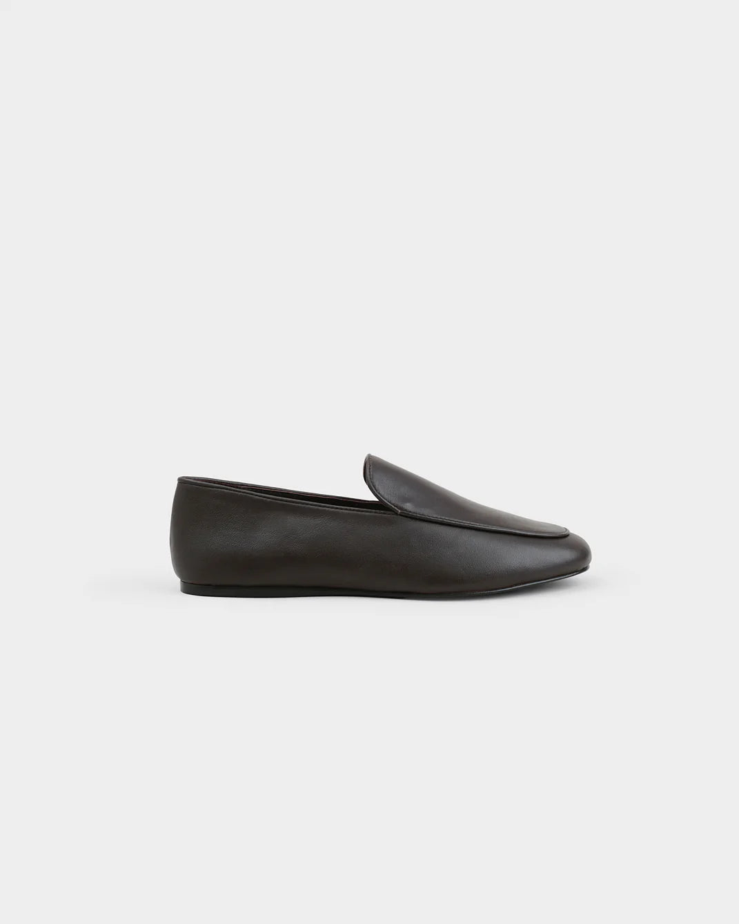 Remi Nappa Leather Soft Loafer Brown