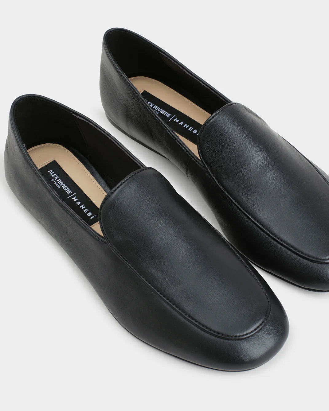 Remi Nappa Leather Soft Loafer Black