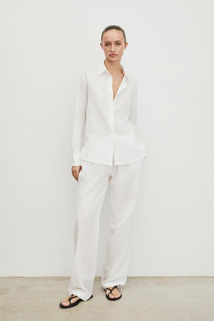 Serge Pants white